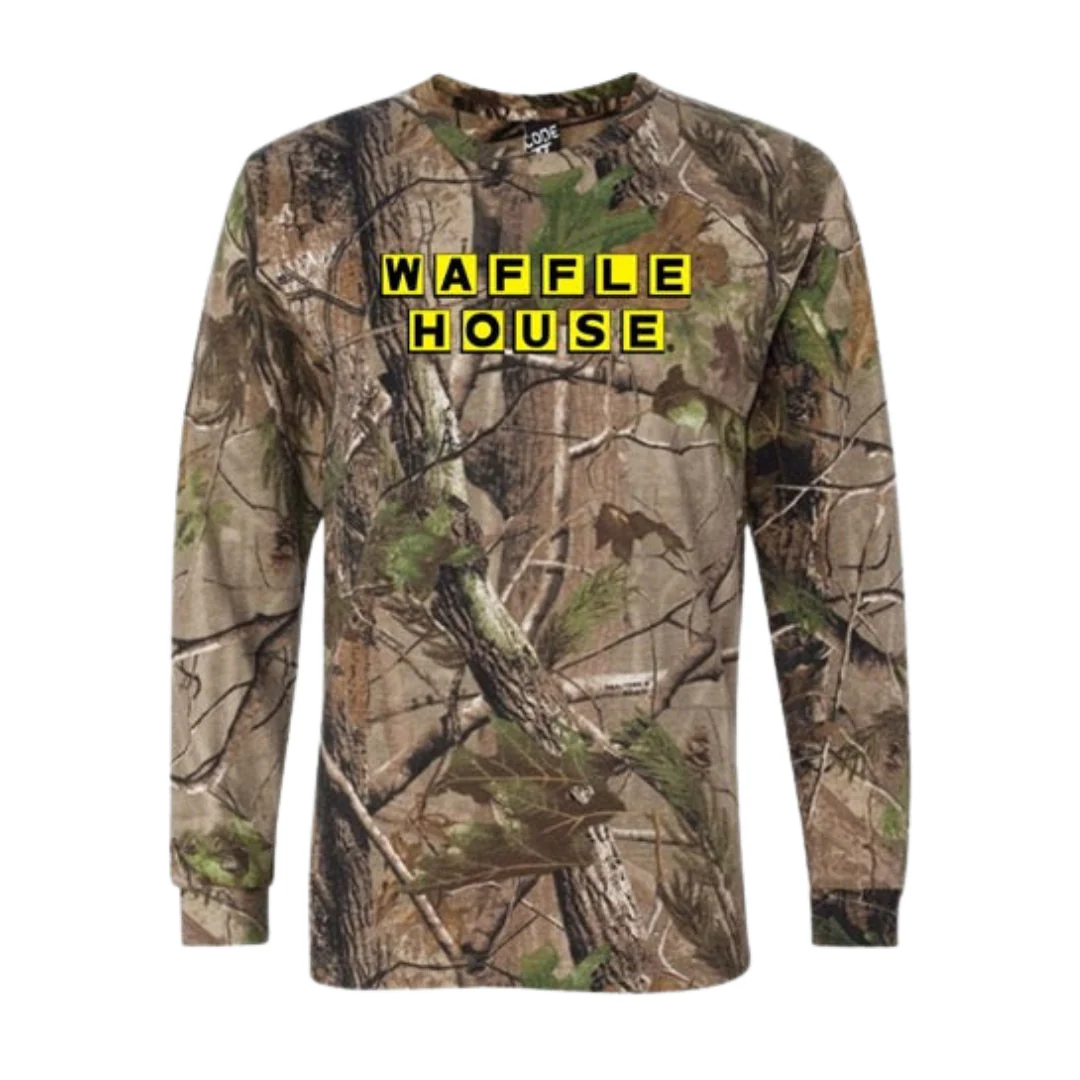 Waffle House Camo Tee - Long Sleeve